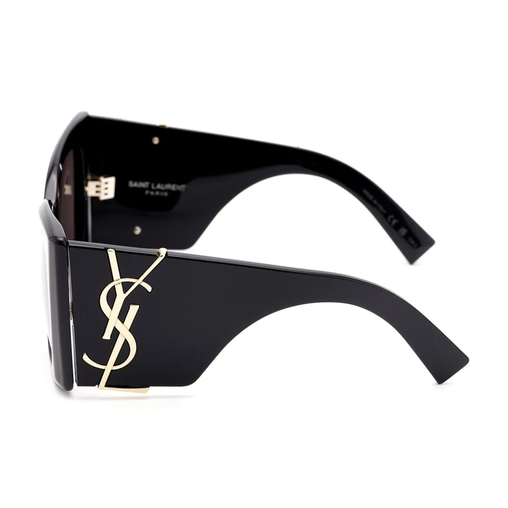 SAINT LAURENT Black Cat-Eye Sunglasses