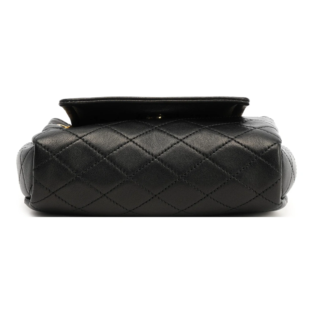 SAINT LAURENT Mini Jamie Bag in Black Quilted Lambskin