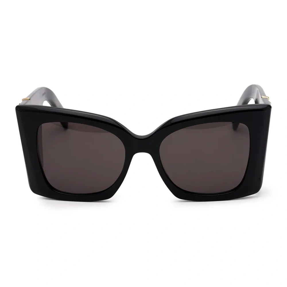 SAINT LAURENT Black Cat-Eye Sunglasses