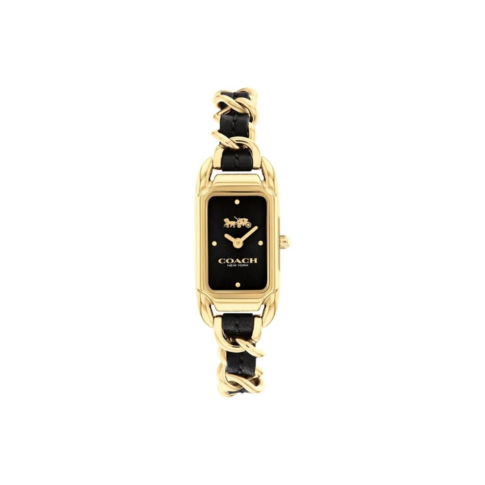 COACH Cadie Women's Watch – Black Dial, Quartz Movement, Bracelet Strap