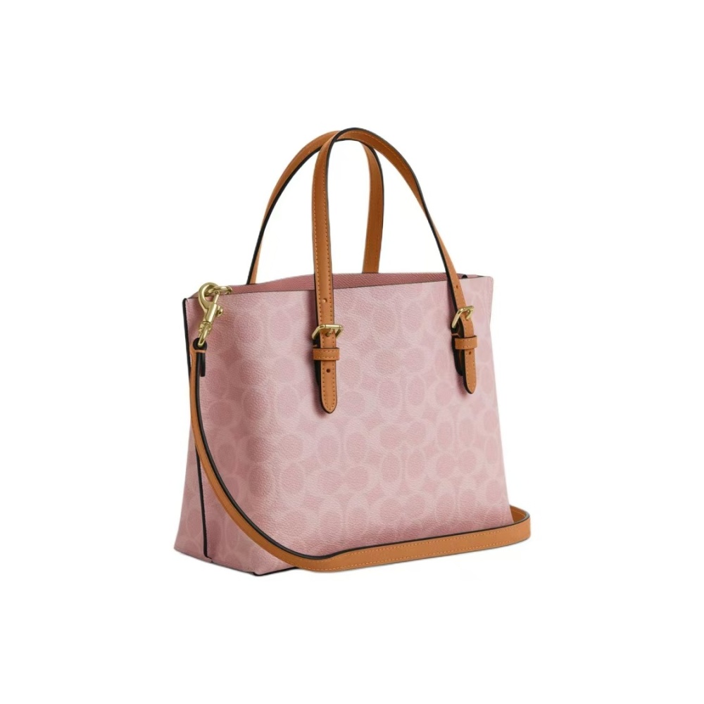 COACH Mollie 25 Signature Satchel Bag – Cherry Blossom Pink, Medium Size, Valentine's Day Limited Edition
