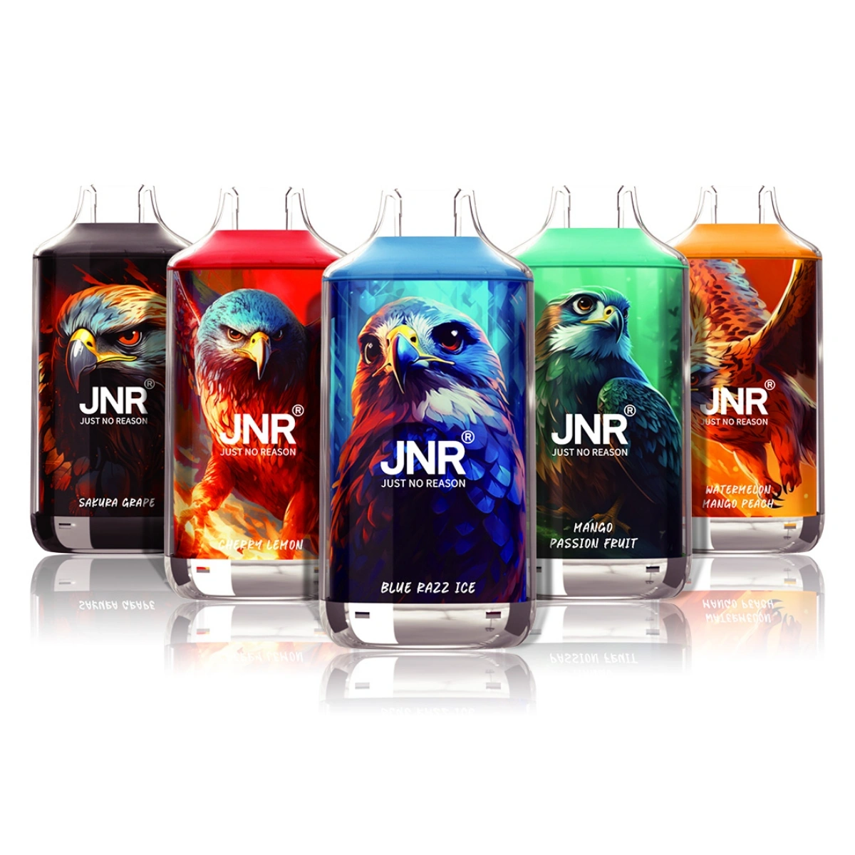 JNR Falcon 16000 Puffs Disposable Vape | Dual Mesh Coil 22ml Dual Charging Type-C & Lightning | Wholesale