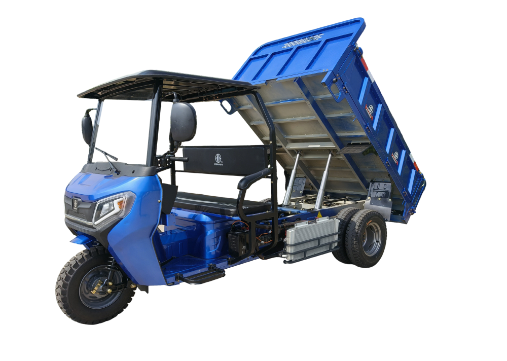 Self-Dumping Three-Wheeler