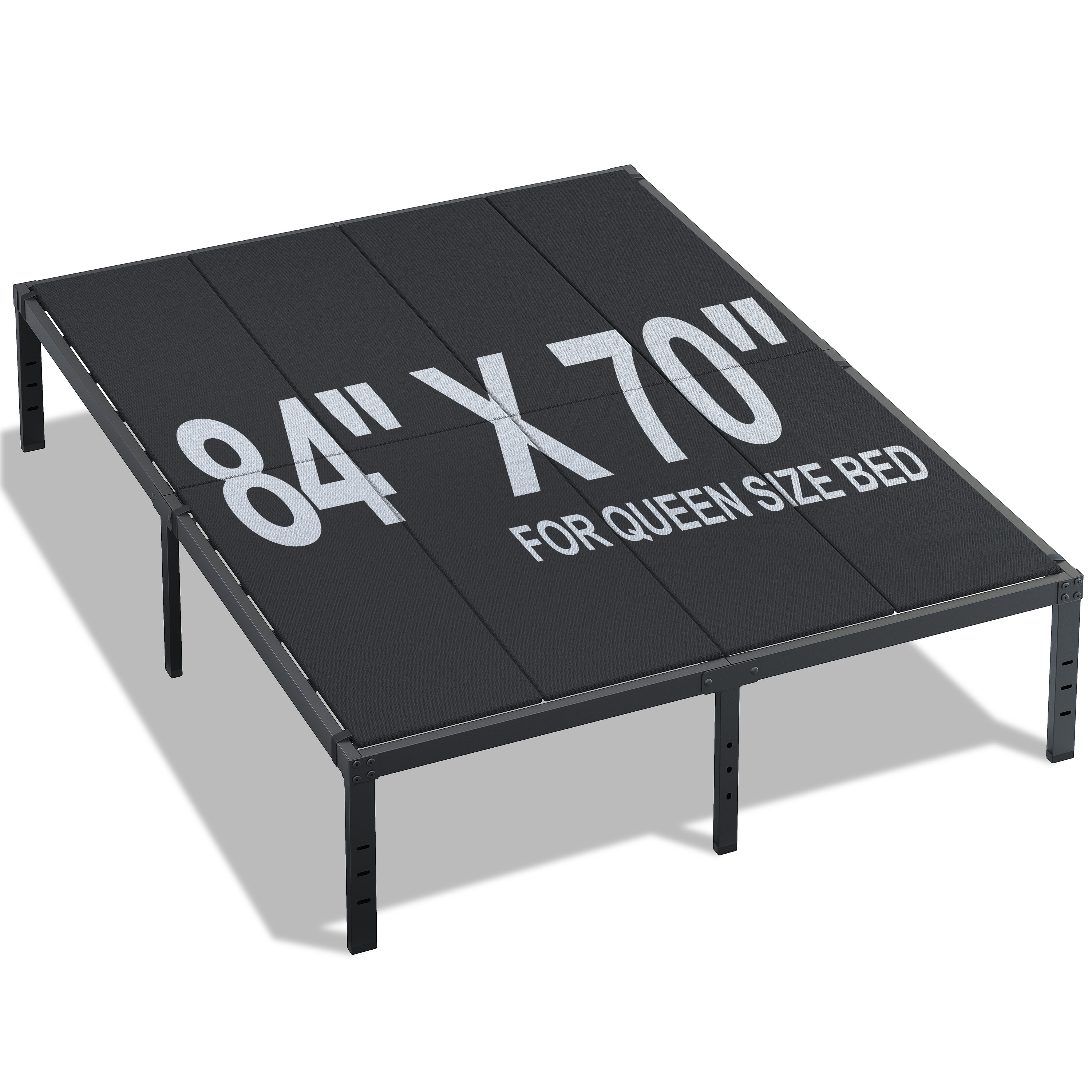 Roomdiary Bunkie Board Low Profile Mattress Support, No Sag, Easy Setup, Box Spring Replacement for Platform Bed.