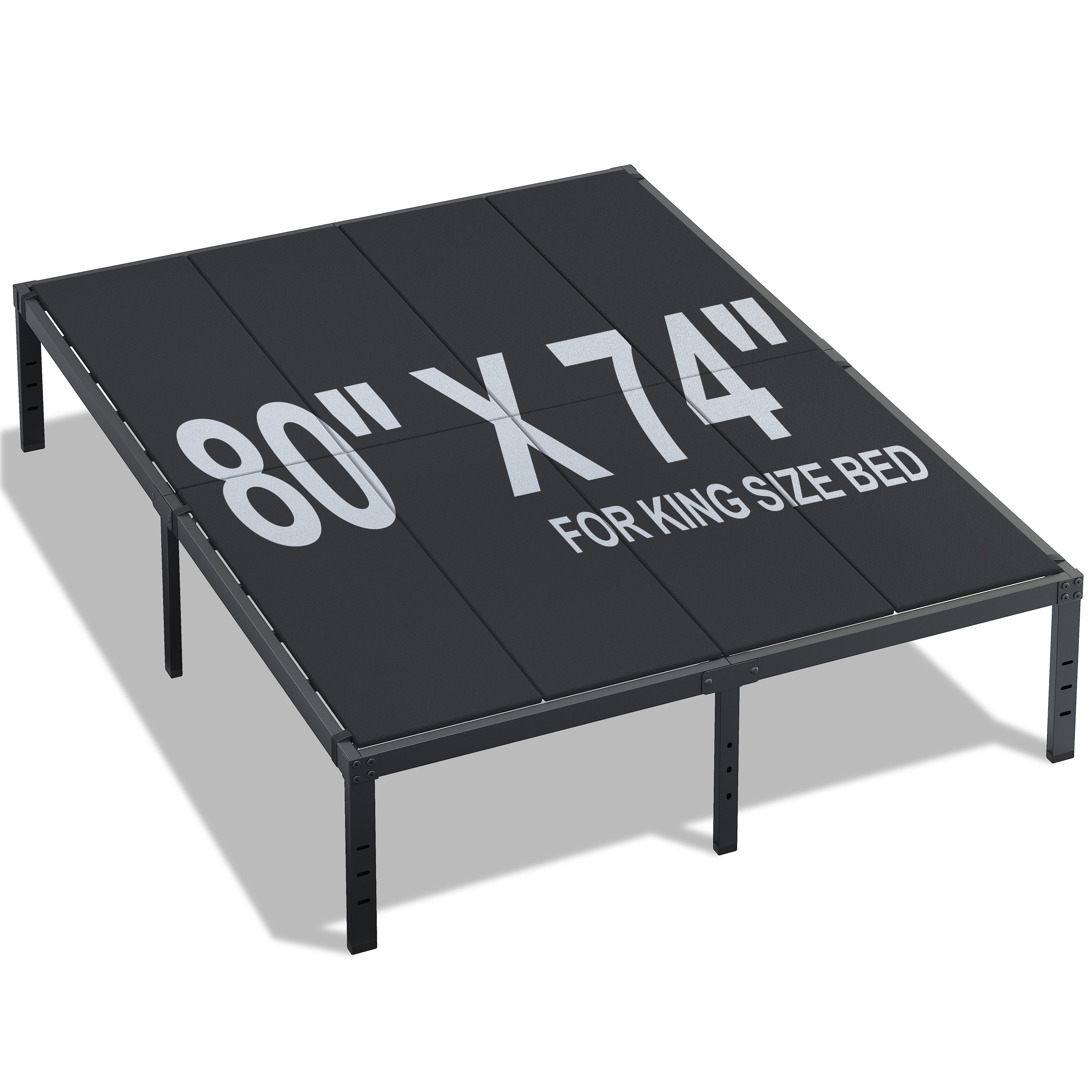 Roomdiary Bunkie Board Low Profile Mattress Support, No Sag, Easy Setup, Box Spring Replacement for Platform Bed.
