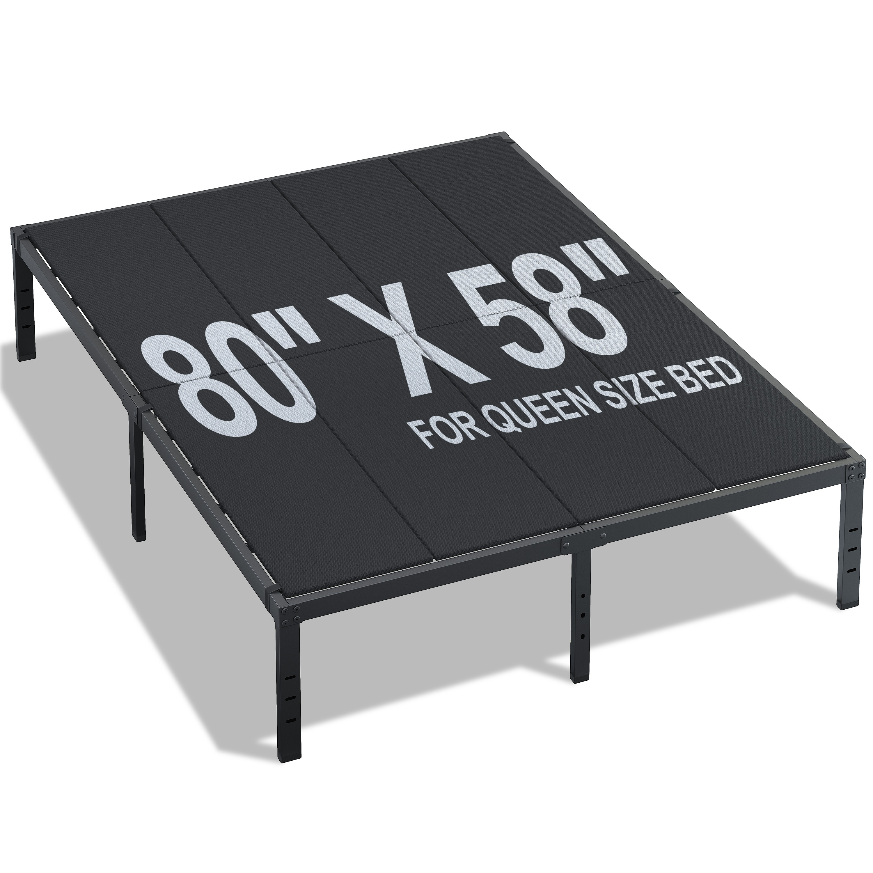 Roomdiary Bunkie Board Low Profile Mattress Support, No Sag, Easy Setup, Box Spring Replacement for Platform Bed.