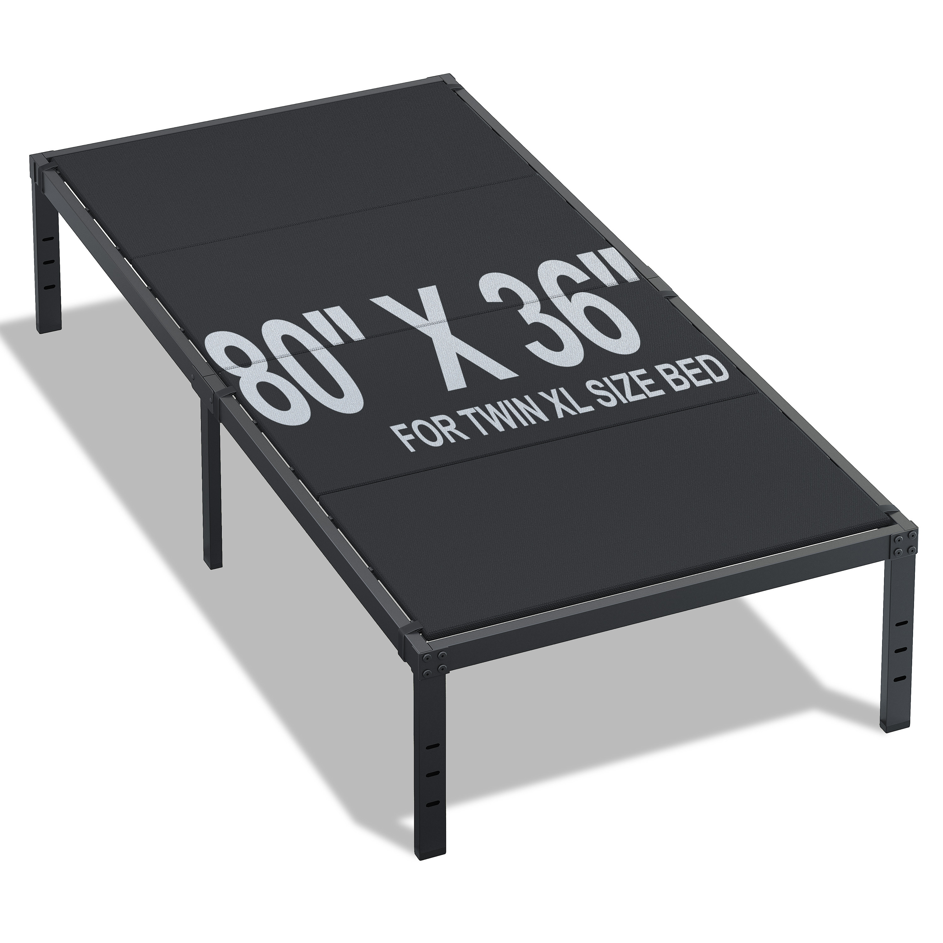Roomdiary Bunkie Board Low Profile Mattress Support, No Sag, Easy Setup, Box Spring Replacement for Platform Bed.
