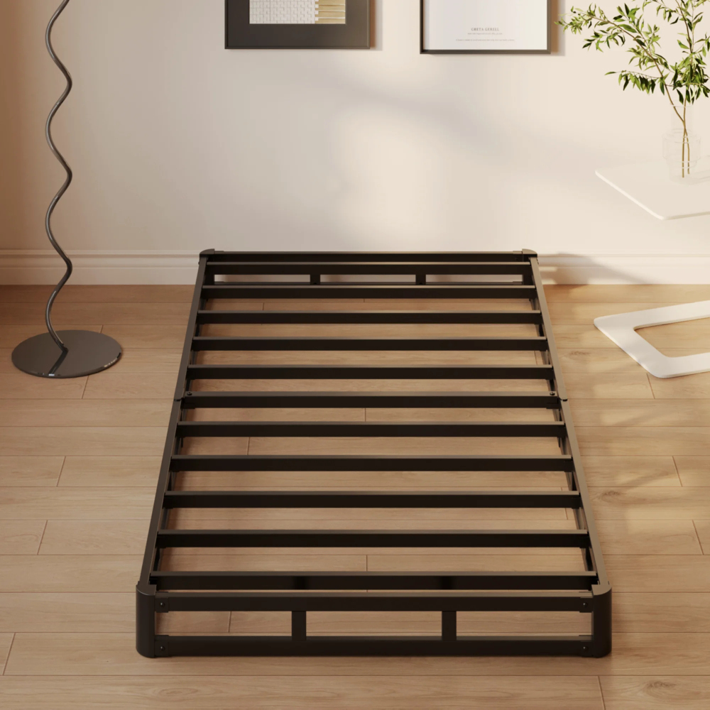 Napcenter 5 inch Twin Box Spring, Mattress Foundation, Heavy Duty Metal, Included Fabric Cover, Noise Free, Easy Assembly