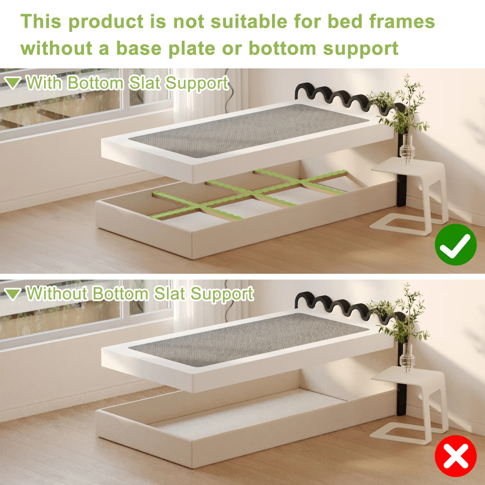 Napcenter 5 inch Twin Box Spring, Mattress Foundation, Heavy Duty Metal, Included Fabric Cover, Noise Free, Easy Assembly
