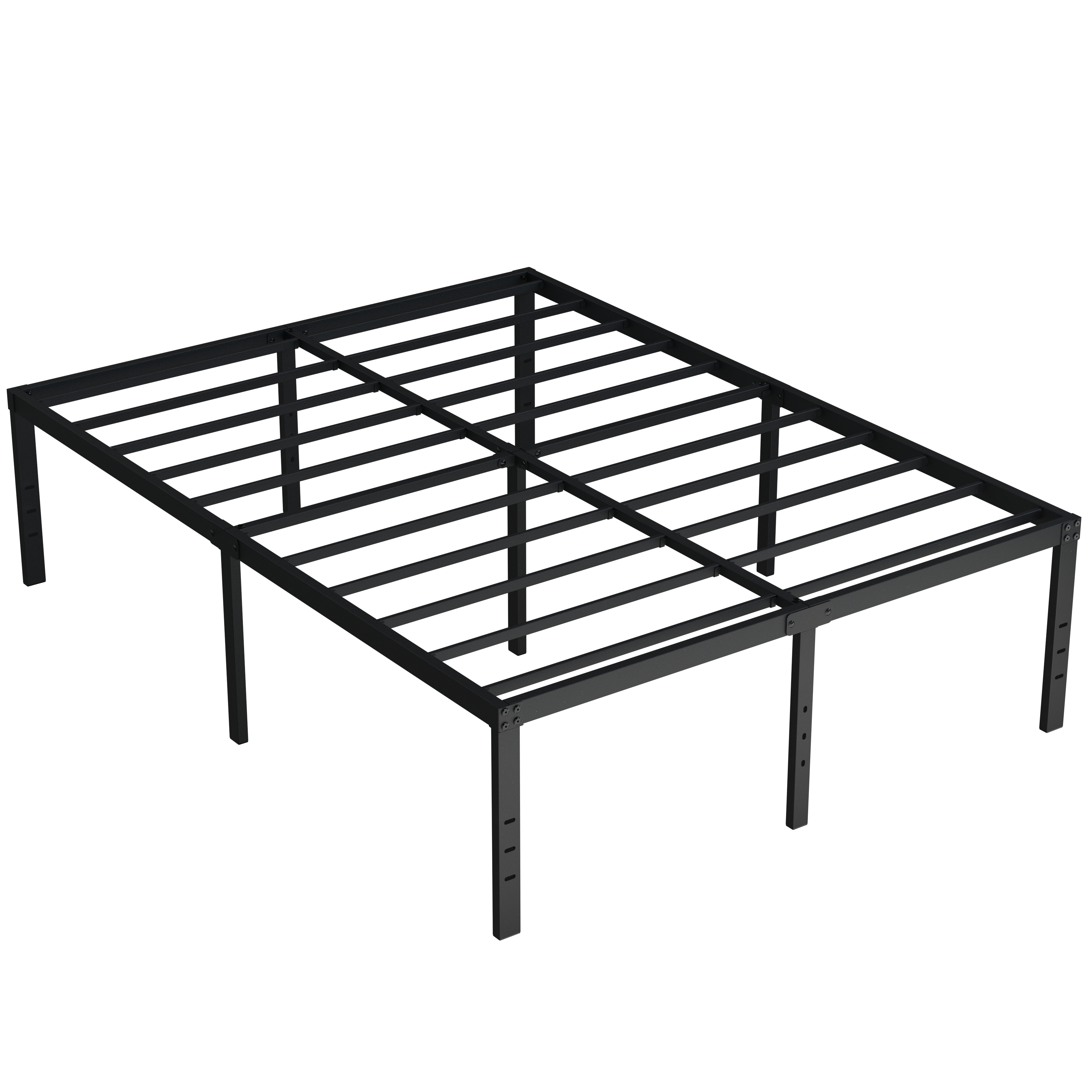 Maenizi Bed Frames No Box Spring Needed, 20 inch Heavy Duty Metal Bed Frame Support Up to 2500 lbs, Easy Assembly, Noise Free, Black