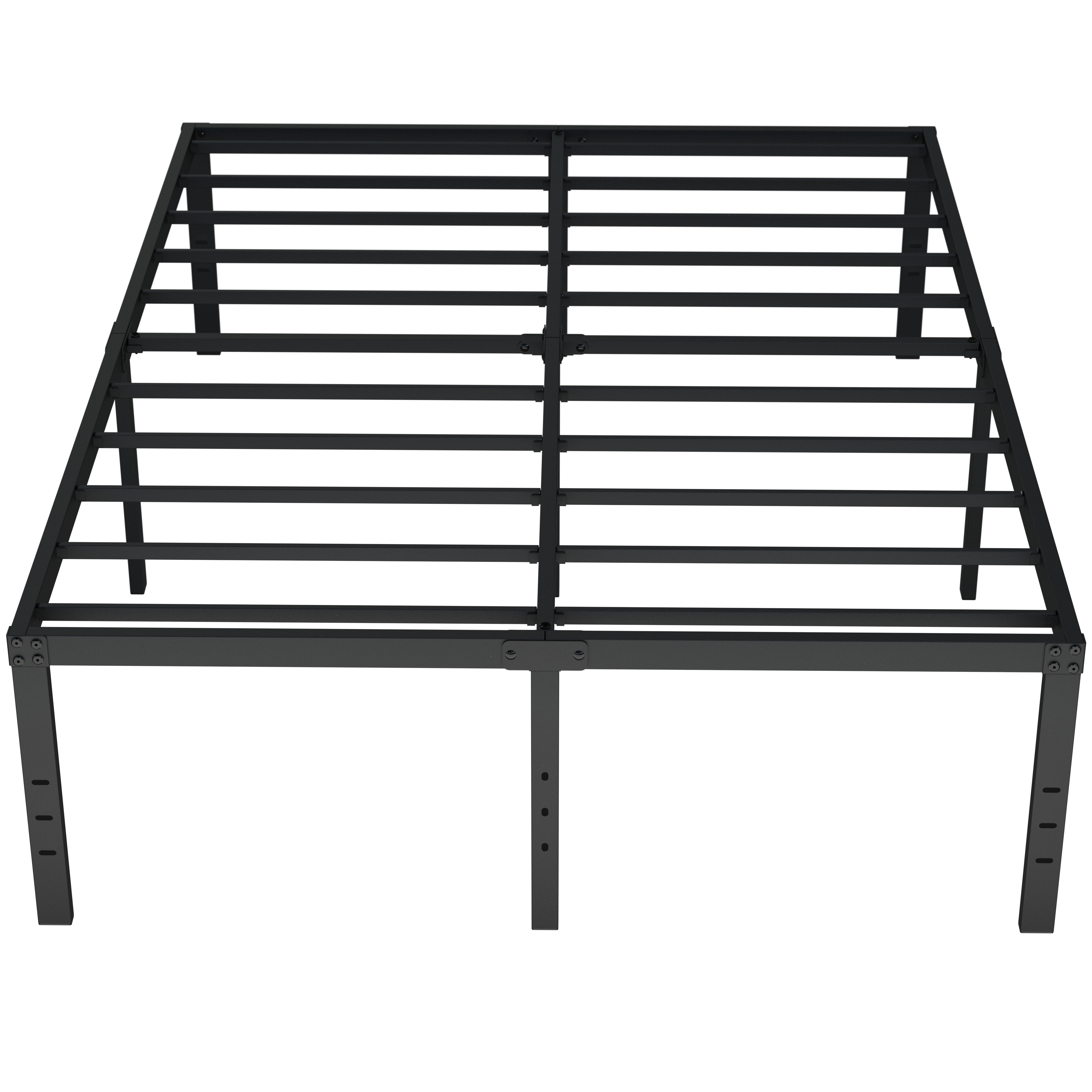 Maenizi Bed Frames No Box Spring Needed, 20 inch Heavy Duty Metal Bed Frame Support Up to 2500 lbs, Easy Assembly, Noise Free, Black