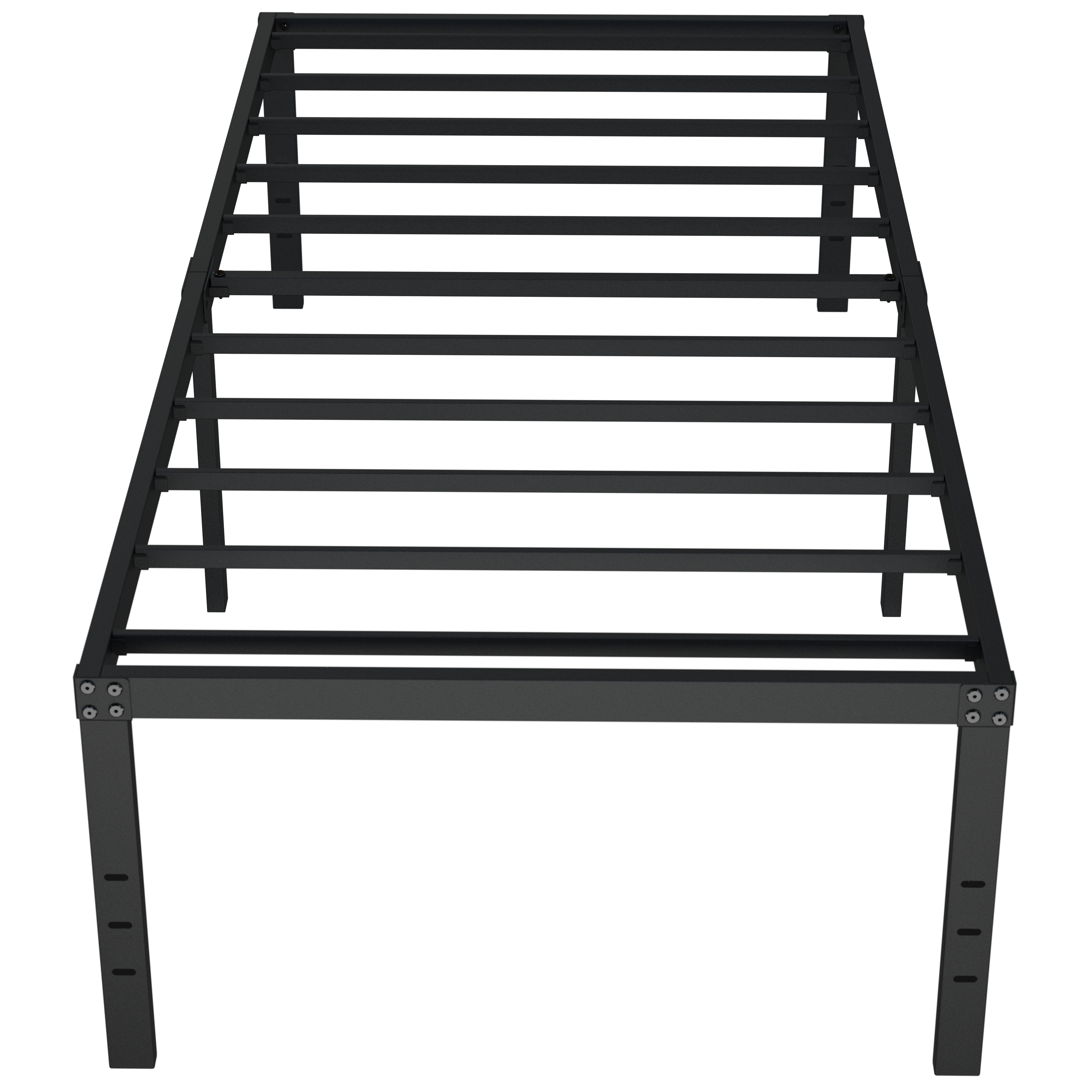 Maenizi Bed Frames No Box Spring Needed, 20 inch Heavy Duty Metal Bed Frame Support Up to 2500 lbs, Easy Assembly, Noise Free, Black