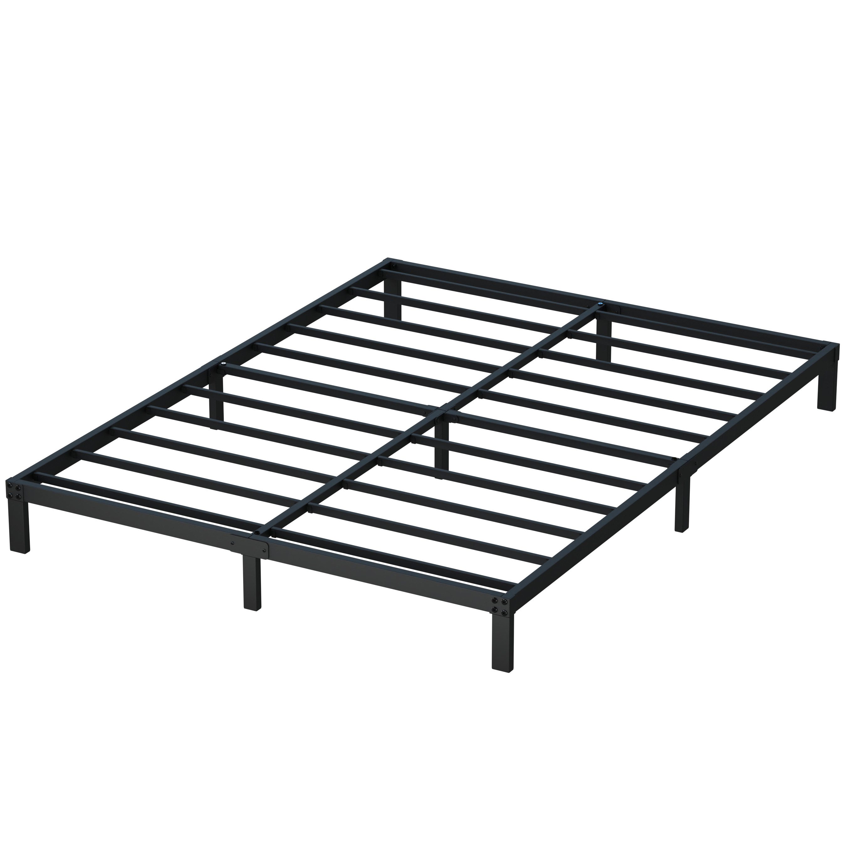Maenizi 6 inch Low Profile Bed Frames Heavy Duty Metal Twin Platform Bed Frame, Noise Free, Easy Assembly, Black