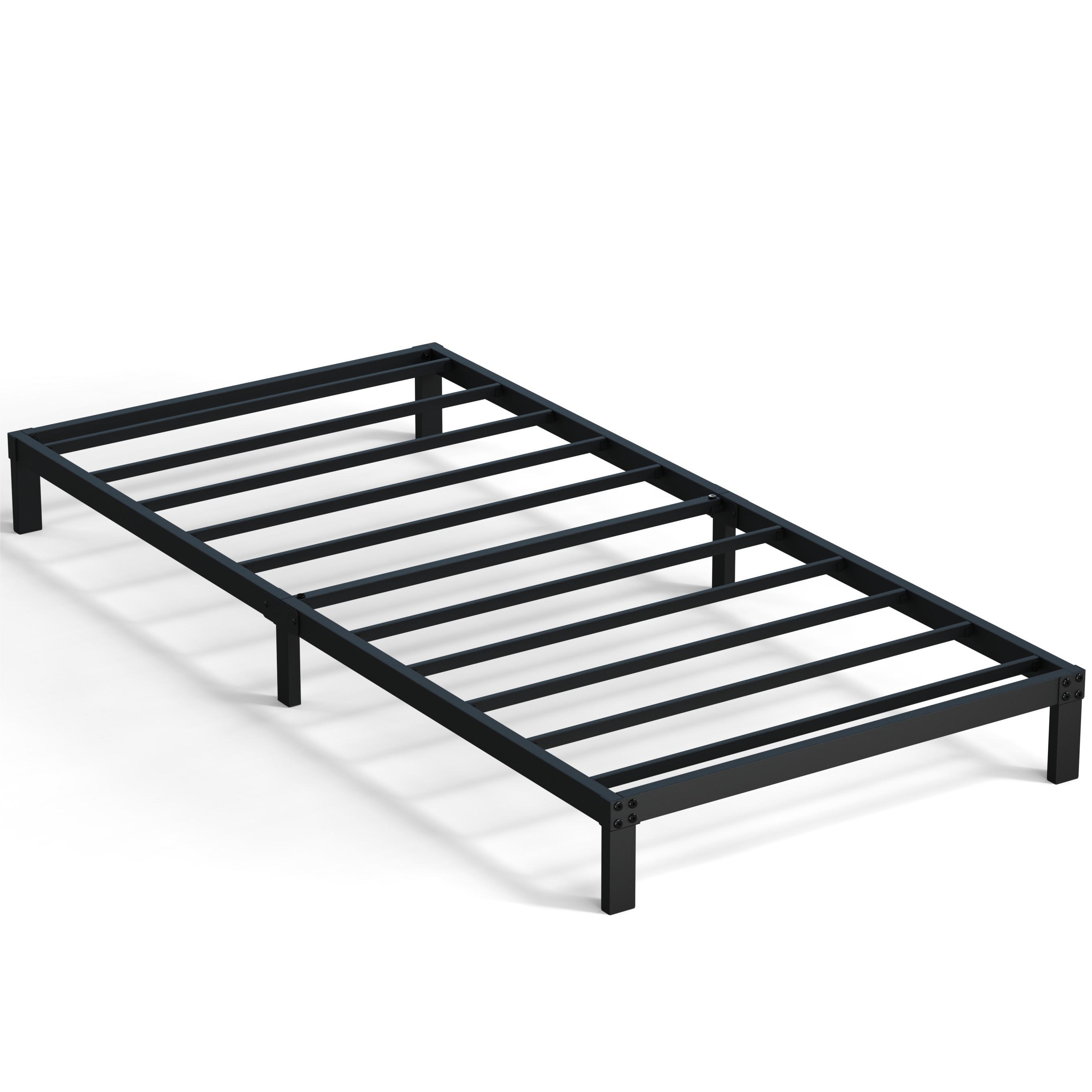 Maenizi 6 inch Low Profile Bed Frames Heavy Duty Metal Twin Platform Bed Frame, Noise Free, Easy Assembly, Black