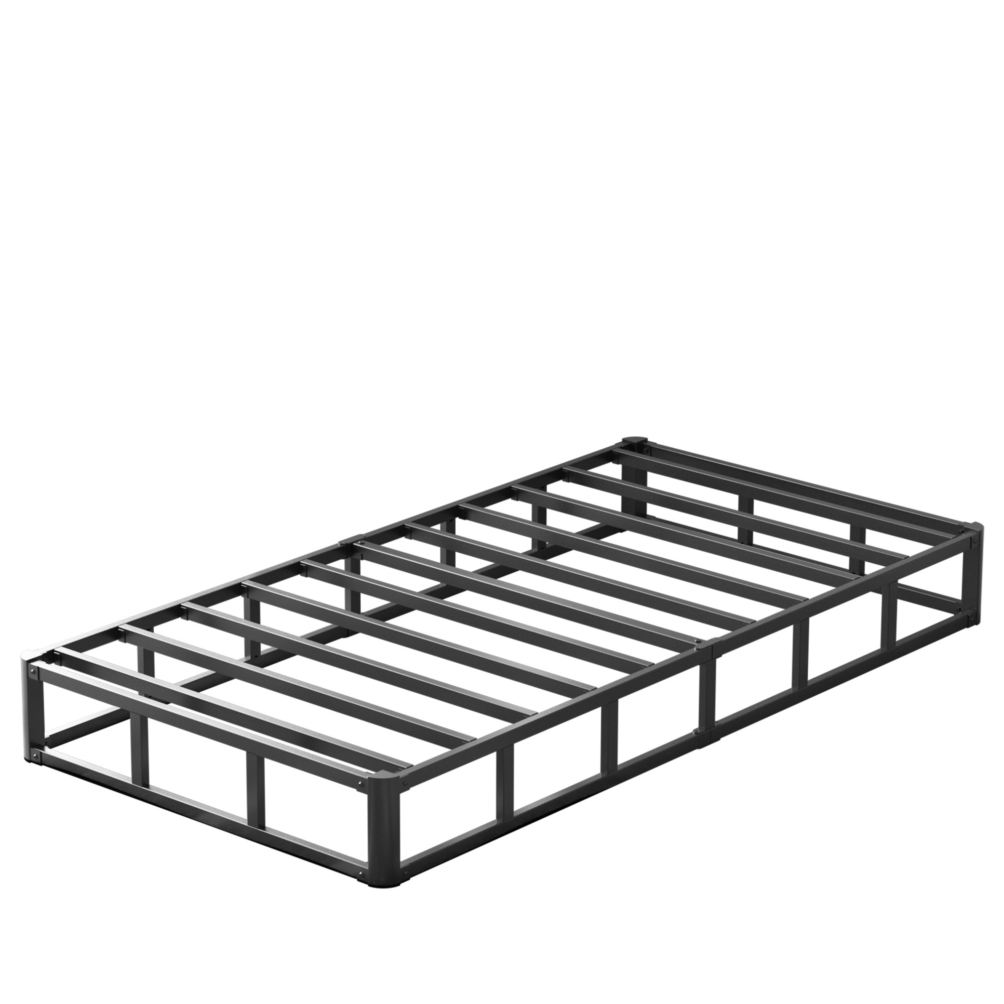 Maenizi 7 inch Box Spring Heavy Duty Metal Mattress Foundation Bed Base with Fabric Cover, Easy Assembly