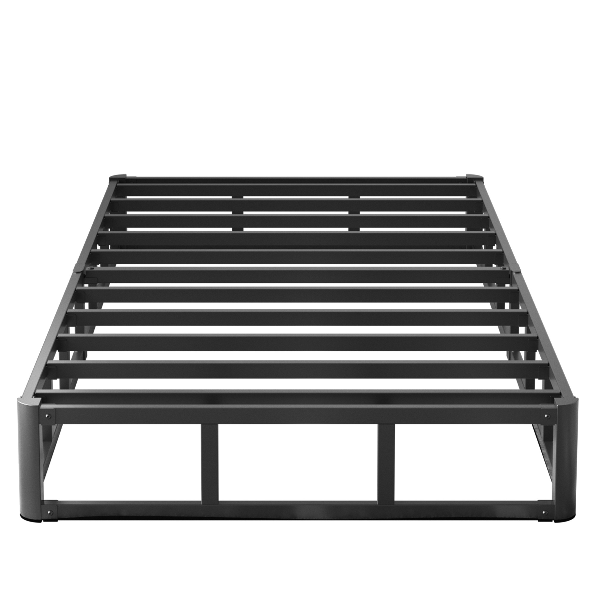 Maenizi 7 inch Box Spring Heavy Duty Metal Mattress Foundation Bed Base with Fabric Cover, Easy Assembly