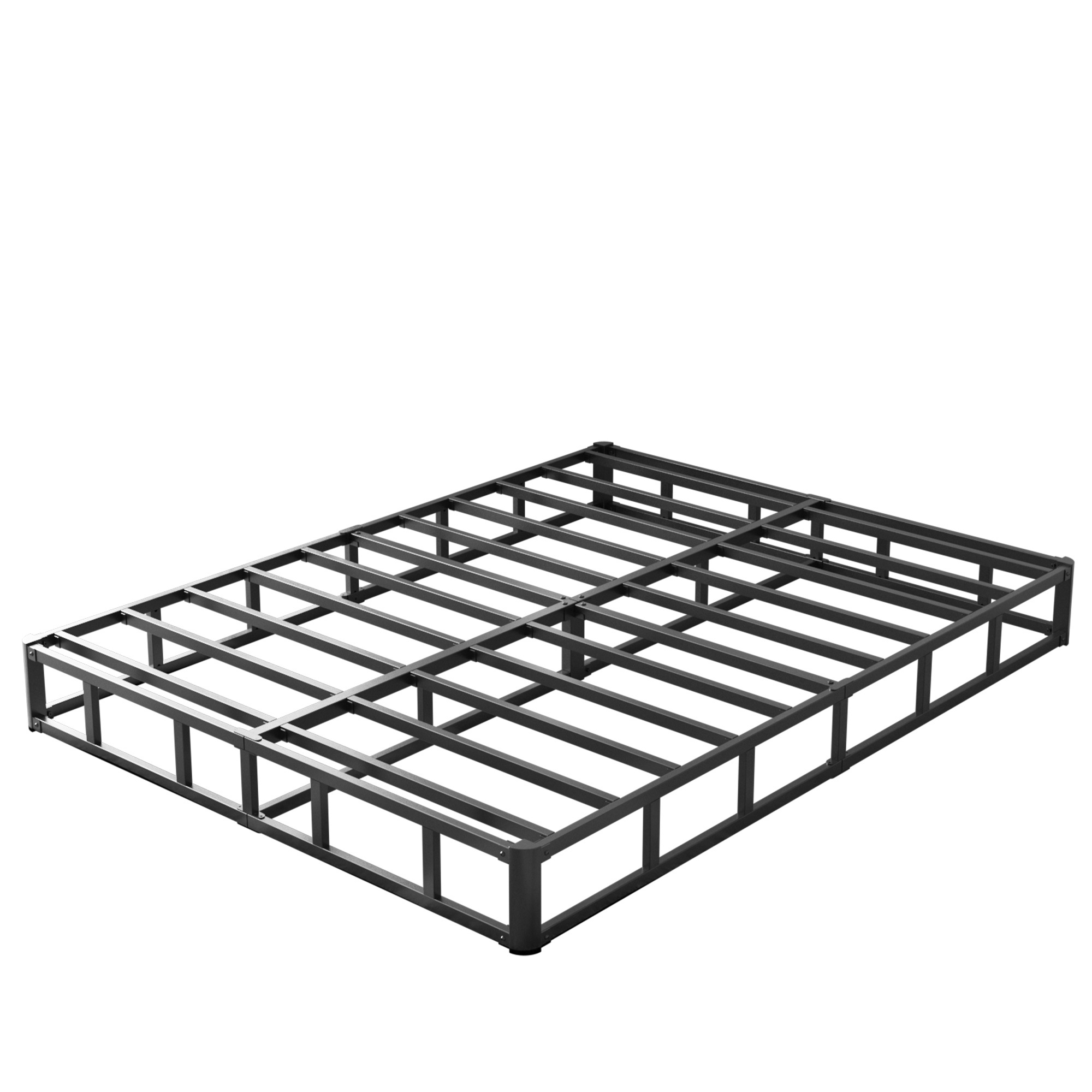 Maenizi 7 inch Box Spring Heavy Duty Metal Mattress Foundation Bed Base with Fabric Cover, Easy Assembly