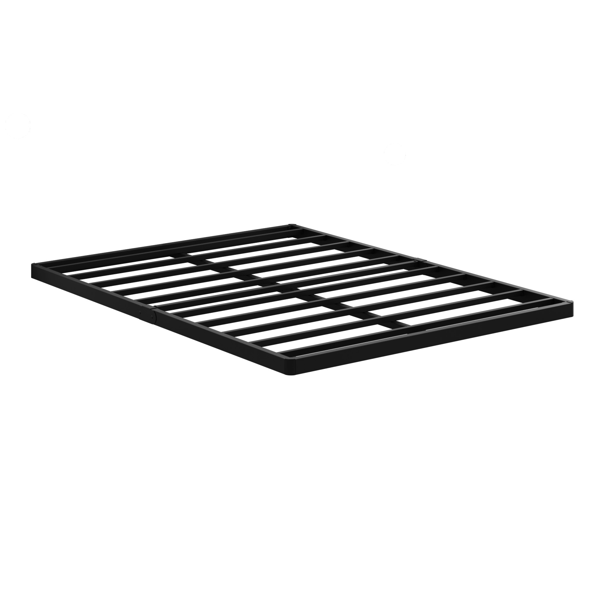 Maenizi Queen Size Box Spring 2 Inch Low Profile Bunkie Board | Heavy Duty Metal Bed Base, Mattress Foundation, Easy Assembly, Noise Free, Black