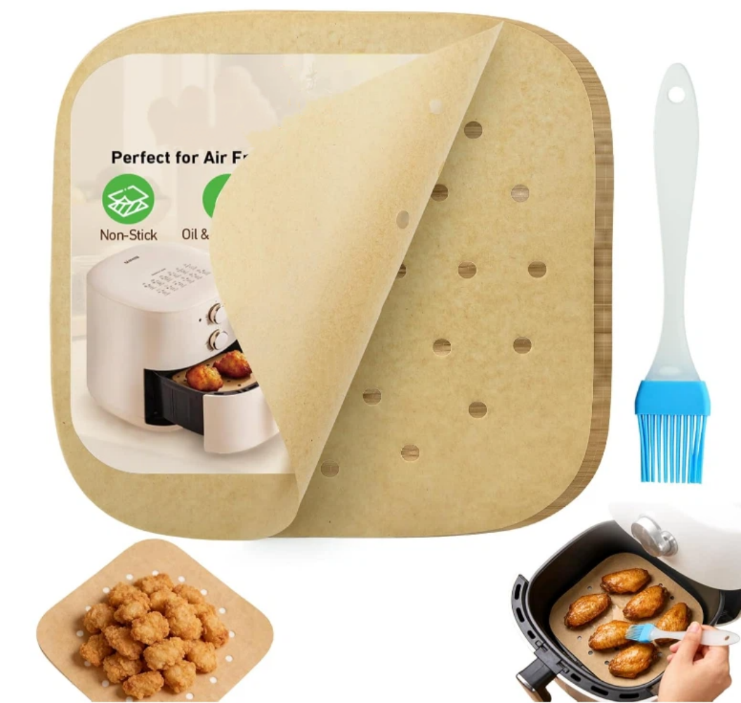 Non-stick Baking Paper ,Pack of 200 Airfryer Baking Paper 20 cm , Hot Air Fryer Baking Paper, Perforated Air Fryer Baking Paper, Airfryer Paper for Hot Air Fryer, Oven and Microwave,MY SHOP,Non-stick Baking Paper ,Pack of 200 Airfryer Baking Paper 20 cm , Hot Air Fryer Baking Paper, Perforated Air Fryer Baking Paper, Airfryer Paper for Hot Air Fryer, Oven and Microwave