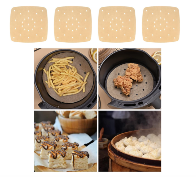 Non-stick Baking Paper ,Pack of 200 Airfryer Baking Paper 20 cm , Hot Air Fryer Baking Paper, Perforated Air Fryer Baking Paper, Airfryer Paper for Hot Air Fryer, Oven and Microwave,MY SHOP,Non-stick Baking Paper ,Pack of 200 Airfryer Baking Paper 20 cm , Hot Air Fryer Baking Paper, Perforated Air Fryer Baking Paper, Airfryer Paper for Hot Air Fryer, Oven and Microwave