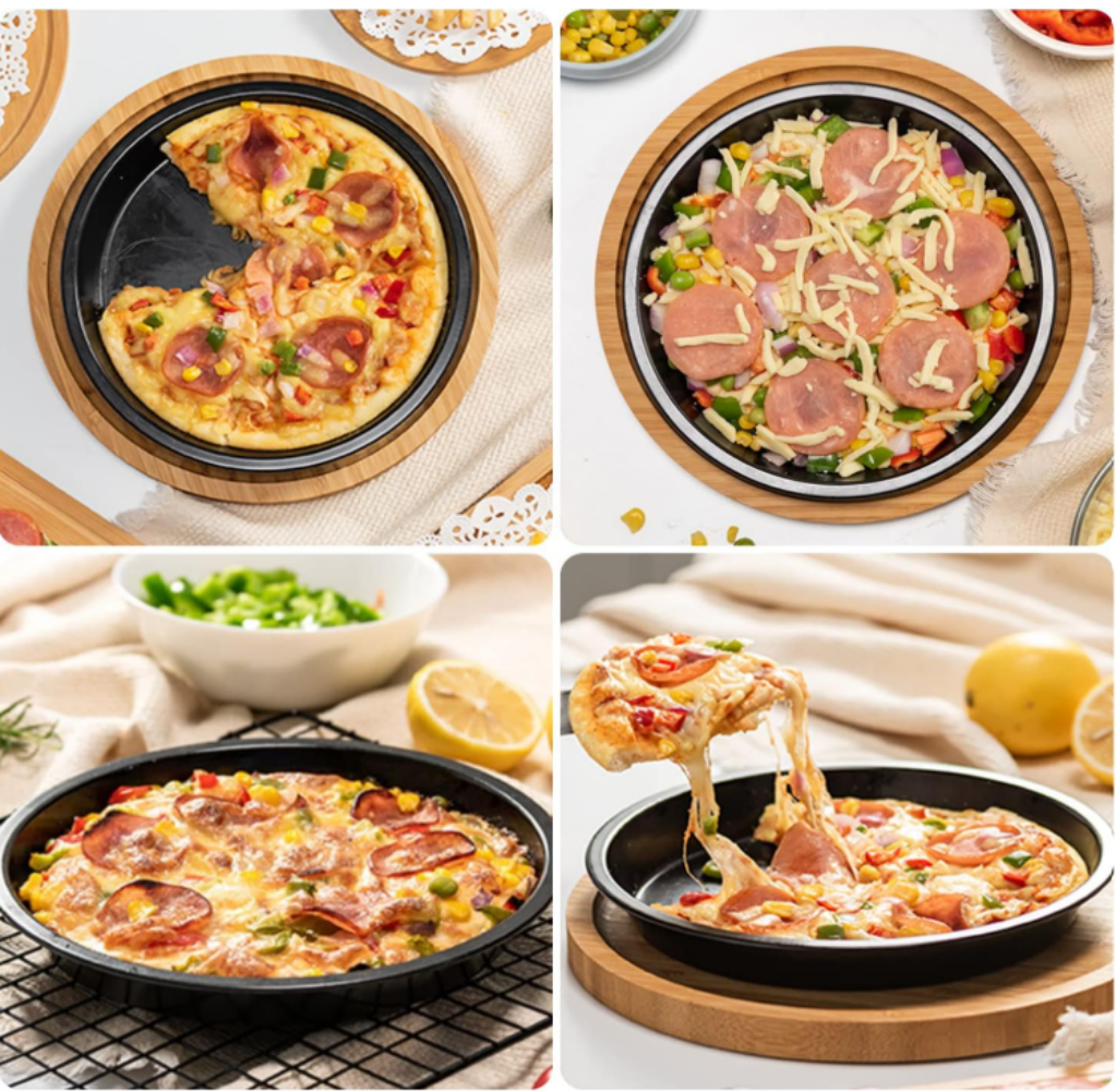 Air Fryer Accessories, Stainless Steel Household Cake Barrel Pizza Pan, Baking Mould Cake Baking Tray Non-Stick Fryer Accessory Set ,round Baking Pan Carbon Steel Cake Tin Dishwasher,Stainless Steel Racks & Trays, Cake Barrel Pizza Pan (6/7/8 Inches),MY SHOP,Air Fryer Accessories, Stainless Steel Household Cake Barrel Pizza Pan, Baking Mould Cake Baking Tray Non-Stick Fryer Accessory Set ,round Baking Pan Carbon Steel Cake Tin Dishwasher,Stainless Steel Racks & Trays, Cake Barrel Pizza Pan (6/7/