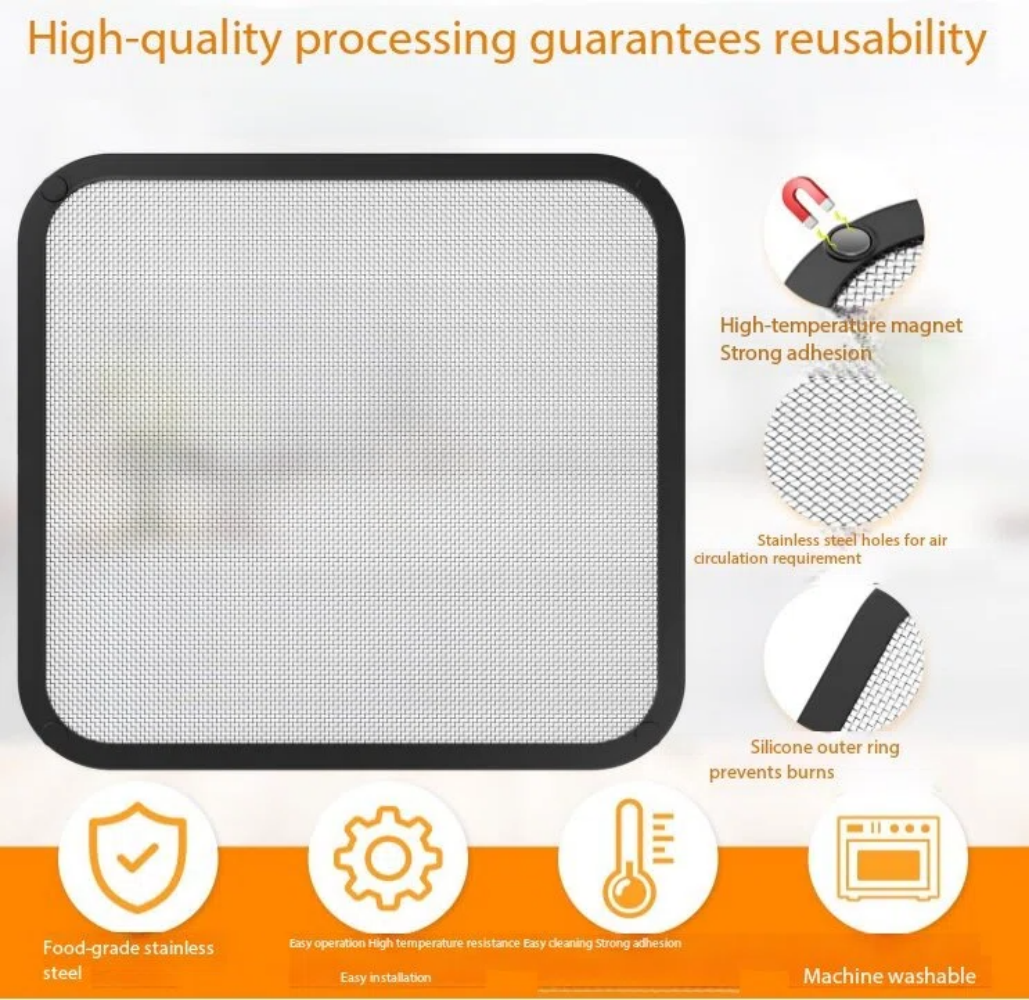 Splash Guard Hot Air Fryer Airfryer Accessories for Cosori TurboBlaze 5.5L 6.0L 6.2L, Philips Airfryer Accessories HD9285/90 XXL 7.2L and HD9270/90 XL 6.2L, 22 x 21 x 0.5 cm,MY SHOP,Splash Guard Hot Air Fryer Airfryer Accessories for Cosori TurboBlaze 5.5L 6.0L 6.2L, Philips Airfryer Accessories HD9285/90 XXL 7.2L and HD9270/90 XL 6.2L, 22 x 21 x 0.5 cm