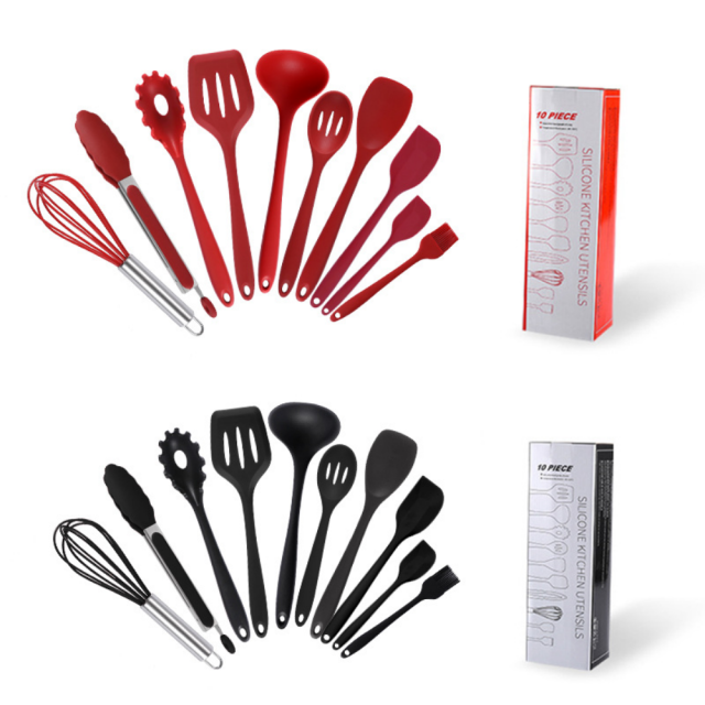 Silicone Kitchen Utensils Set Heat Resistant Non-Stick Cooking Utensils,Kitchen Set, Kitchen Accessories, Cooking Set, Kitchen Utensils Set for Commercial Restaurants and Home Use, 10 pieces.,MY SHOP,Silicone Kitchen Utensils Set Heat Resistant Non-Stick Cooking Utensils,Kitchen Set, Kitchen Accessories, Cooking Set, Kitchen Utensils Set for Commercial Restaurants and Home Use, 10 pieces.