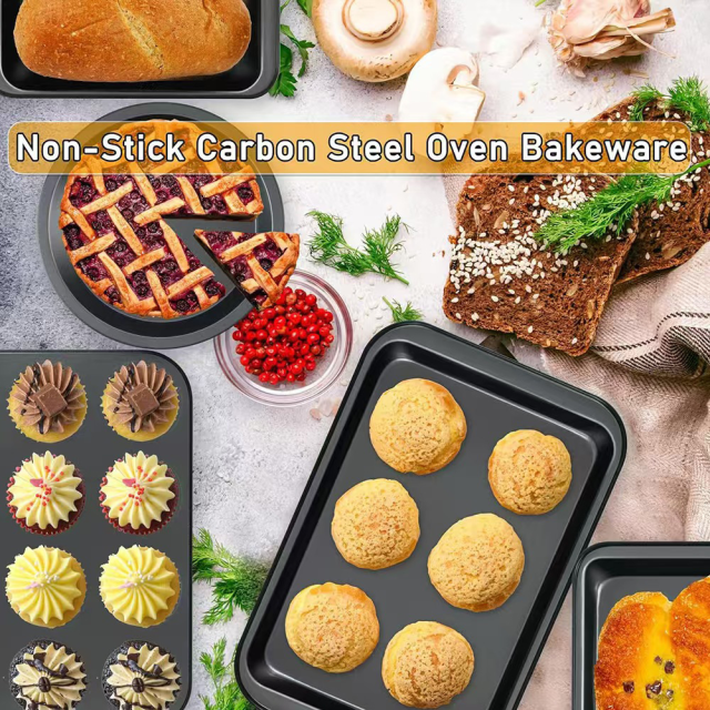Hot Air Fryer Accessories ,Non-Stick Baking Set, Cavity Gourmet Muffin Mould,MY SHOP,Hot Air Fryer Accessories ,Non-Stick Baking Set, Cavity Gourmet Muffin Mould