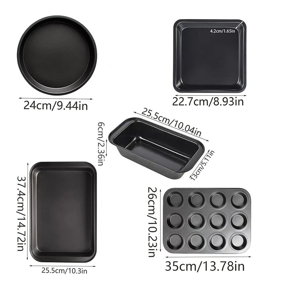 Hot Air Fryer Accessories ,Non-Stick Baking Set, Cavity Gourmet Muffin Mould,MY SHOP,Hot Air Fryer Accessories ,Non-Stick Baking Set, Cavity Gourmet Muffin Mould