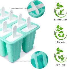 Ice Cream Tools, Silicone Ice Lolly Moulds, 10 Cavities Ice Lolly Moulds, Non-Stick DIY Fun Ice Mould, Ice Lolly Moulds with Reusable Ice Cream Holder, Water Ice Lolly for Children and Adults, BPA-Free,MY SHOP,Ice Cream Tools, Silicone Ice Lolly Moulds, 10 Cavities Ice Lolly Moulds, Non-Stick DIY Fun Ice Mould, Ice Lolly Moulds with Reusable Ice Cream Holder, Water Ice Lolly for Children and Adults, BPA-Free