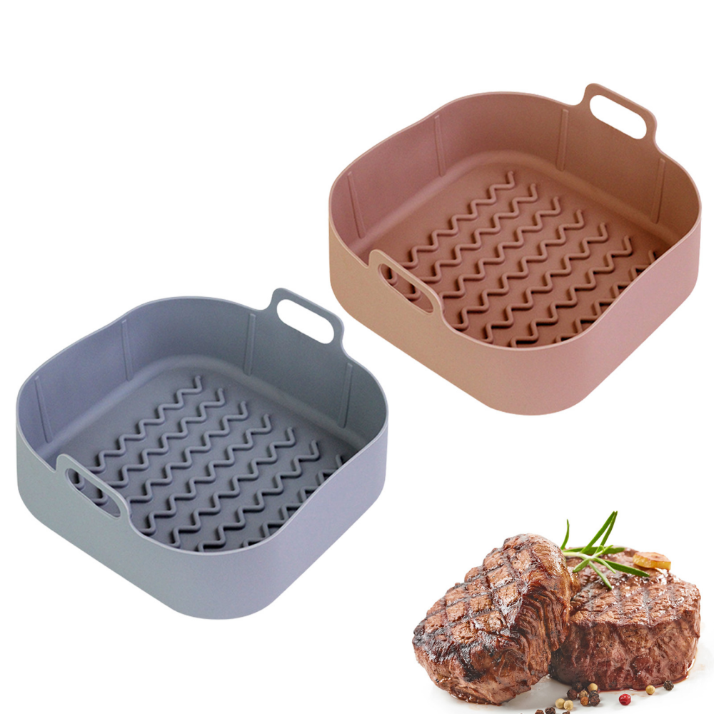 Square Silicone Air Fryer Liners , Reusable Air Fryer Liners for 5.8QT~8QT, Compatible with Ninja AF141/AF181, COSORI, Non-Stick Silicone Basket Accessories,MY SHOP,Square Silicone Air Fryer Liners , Reusable Air Fryer Liners for 5.8QT~8QT, Compatible with Ninja AF141/AF181, COSORI, Non-Stick Silicone Basket Accessories