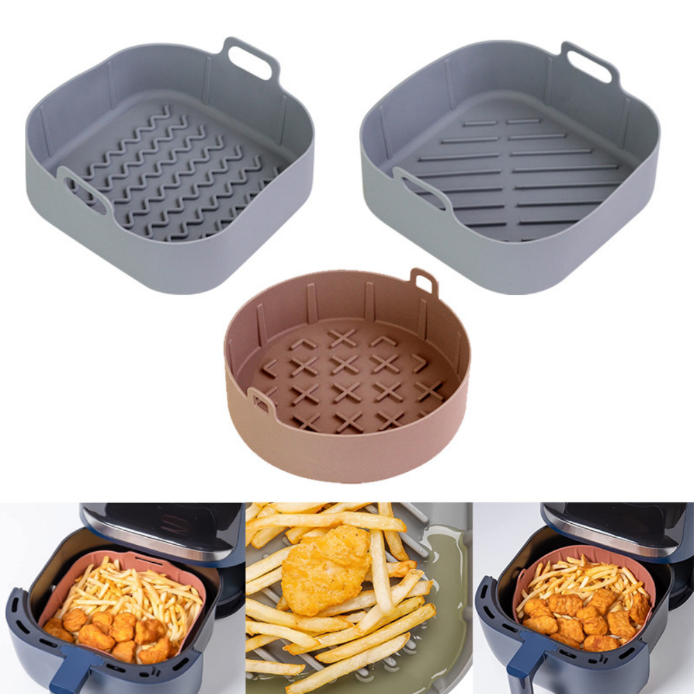 Square Silicone Air Fryer Liners , Reusable Air Fryer Liners for 5.8QT~8QT, Compatible with Ninja AF141/AF181, COSORI, Non-Stick Silicone Basket Accessories,MY SHOP,Square Silicone Air Fryer Liners , Reusable Air Fryer Liners for 5.8QT~8QT, Compatible with Ninja AF141/AF181, COSORI, Non-Stick Silicone Basket Accessories