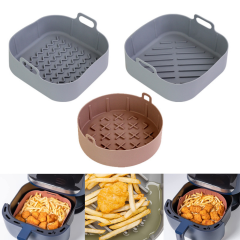 Square Silicone Air Fryer Liners , Reusable Air Fryer Liners for 5.8QT~8QT, Compatible with Ninja AF141/AF181, COSORI, Non-Stick Silicone Basket Accessories,MY SHOP,Square Silicone Air Fryer Liners , Reusable Air Fryer Liners for 5.8QT~8QT, Compatible with Ninja AF141/AF181, COSORI, Non-Stick Silicone Basket Accessories