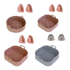 Square Silicone Air Fryer Liners , Reusable Air Fryer Liners for 5.8QT~8QT, Compatible with Ninja AF141/AF181, COSORI, Non-Stick Silicone Basket Accessories,MY SHOP,Square Silicone Air Fryer Liners , Reusable Air Fryer Liners for 5.8QT~8QT, Compatible with Ninja AF141/AF181, COSORI, Non-Stick Silicone Basket Accessories