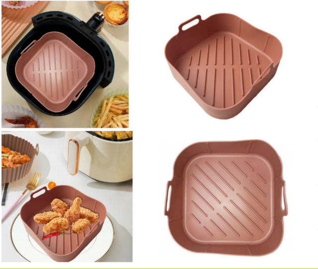 Associate Silicone Liners Square for Air Fryer, Non-stick Food-grade Reusable Basket Silicone Pot Baking Tray Airfryer Accessories, Reusable Air Fryer Liners for 7L～8L（7QT～8QT）,MY SHOP,Associate Silicone Liners Square for Air Fryer, Non-stick Food-grade Reusable Basket Silicone Pot Baking Tray Airfryer Accessories, Reusable Air Fryer Liners for 7L～8L（7QT～8QT）