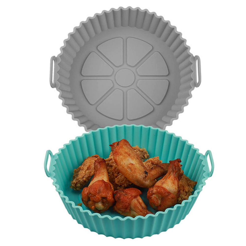 Silicone Air Fryer Liners Compatible with Ninja AF110EU/AF140EU、AF141、AF180 and Most 6QT～7.5QT Air Fryers, Reusable Non-Stick Accessories for Ovens & Microwaves,MY SHOP,Silicone Air Fryer Liners Compatible with Ninja AF110EU/AF140EU、AF141、AF180 and Most 6QT～7.5QT Air Fryers, Reusable Non-Stick Accessories for Ovens & Microwaves