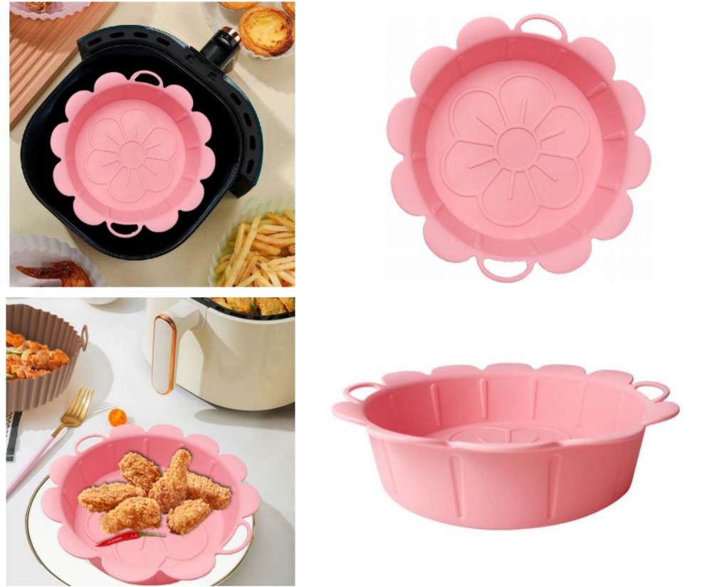 Silicone Air Fryer Liners Compatible with Ninja AF110/AF140/AF141/AF180 and Most 6QT～7.2QT Air Fryers, Reusable Non-Stick Accessories for Ovens & Microwaves,MY SHOP,Silicone Air Fryer Liners Compatible with Ninja AF110/AF140/AF141/AF180 and Most 6QT～7.2QT Air Fryers, Reusable Non-Stick Accessories for Ovens & Microwaves