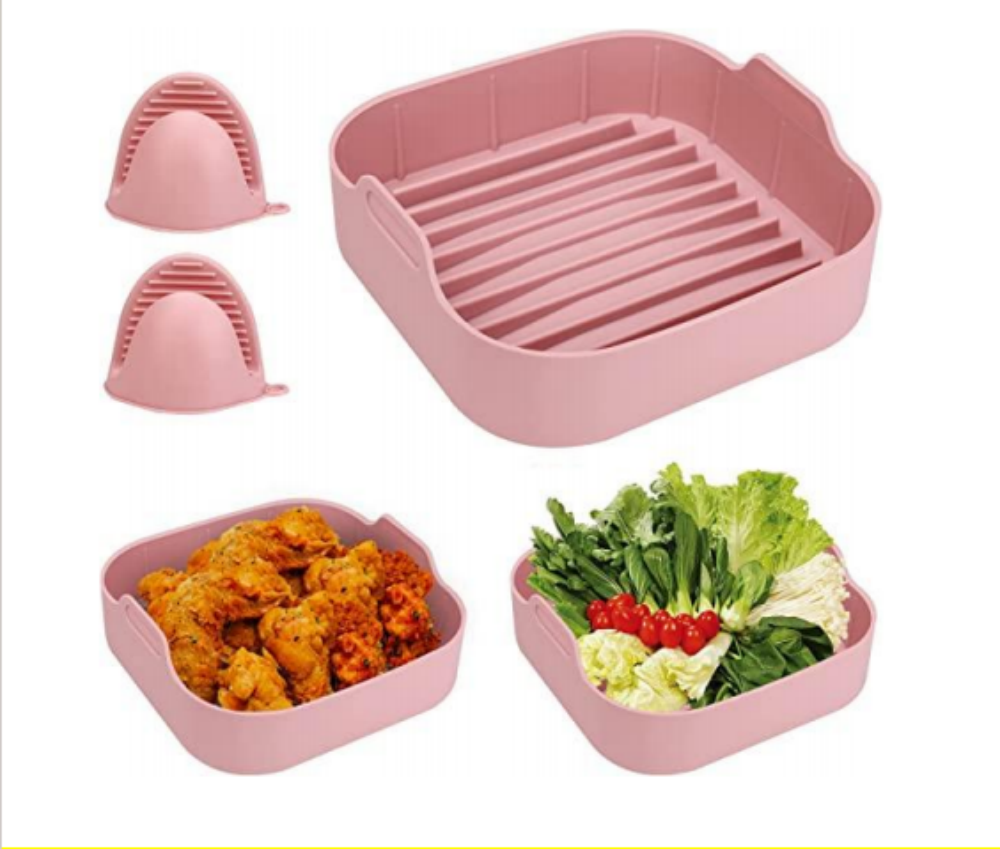 Silicone Air Fryer Liners Compatible with Ninja AF110/AF140/AF141/AF180 and Most 6QT～7.2QT Air Fryers, Reusable Non-Stick Accessories for Ovens & Microwaves,MY SHOP,Silicone Air Fryer Liners Compatible with Ninja AF110/AF140/AF141/AF180 and Most 6QT～7.2QT Air Fryers, Reusable Non-Stick Accessories for Ovens & Microwaves