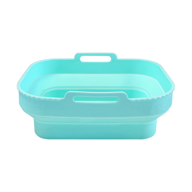 Collapsible Silicone Mould for Hot Air Fryer,  Rectangle Airfryer Accessories, Air Fryer Silicone  Insert for  Dual Zone Silicone Insert ,Hot Air Fryer Microwave Oven for Baking Pizza Bread and Barbecue Dishwasher Safe,MY SHOP,Collapsible Silicone Mould for Hot Air Fryer,  Rectangle Airfryer Accessories, Air Fryer Silicone  Insert for  Dual Zone Silicone Insert ,Hot Air Fryer Microwave Oven for Baking Pizza Bread and Barbecue Dishwasher Safe