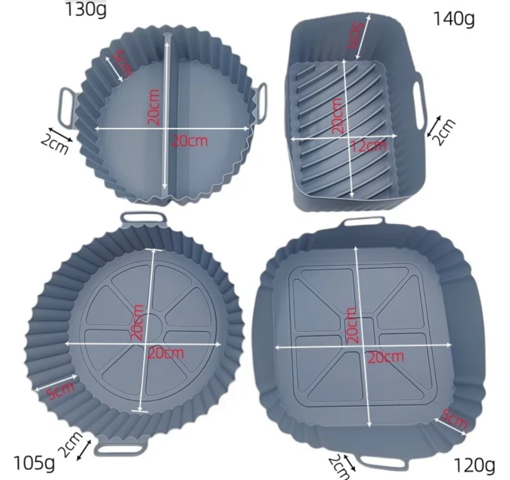 Silicone Mould Hot Air Fryer for Ninja AF180EUCP 6.2L/AF140EU 4.7L, silicone baking tray set | Airfryer Silicone Mould for Philips 6.2L 2000 Series NA230 Reusable with Silicone Oven Gloves, Non-Stick, BPA-Free,MY SHOP,Silicone Mould Hot Air Fryer for Ninja AF180EUCP 6.2L/AF140EU 4.7L, silicone baking tray set | Airfryer Silicone Mould for Philips 6.2L 2000 Series NA230 Reusable with Silicone Oven Gloves, Non-Stick, BPA-Free