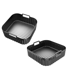 Square Silicone Air Fryer Liners 2 Pack, Compatible with Hot Air Fryer 10.8 L Double Stack Airfryer, Accessories for Cosori Air Fryer CAF-DC112-ADE (6.5L & 4.3L), Reusable Silicone Basket, Air Fryer Accessories,MY SHOP,Square Silicone Air Fryer Liners 2 Pack, Compatible with Hot Air Fryer 10.8 L Double Stack Airfryer, Accessories for Cosori Air Fryer CAF-DC112-ADE (6.5L & 4.3L), Reusable Silicone Basket, Air Fryer Accessories
