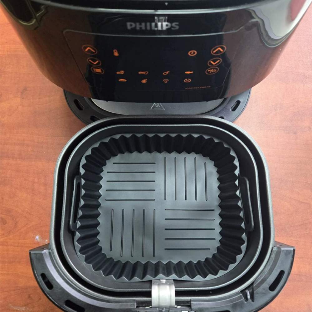 Reusable Food Grade Silicone Airfryer Liners Pot Baking Basket Accessories Replacement of Flammable Disposable Parchment Paper for Ninja AIR FRYER AF181 Af180 AF141 AF140 and PHILIPS HD9270 Silicone Mould for Airfryer Accessories,MY SHOP,Reusable Food Grade Silicone Airfryer Liners Pot Baking Basket Accessories Replacement of Flammable Disposable Parchment Paper for Ninja AIR FRYER AF181 Af180 AF141 AF140 and PHILIPS HD9270 Silicone Mould for Airfryer Accessories