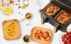 Air Fryer Disposable Liners ,Air Fryer Liners Rectangle 21*17*5.5cm, Air fryer Parchment Paper Liners, Air Fryer Accessories Baking Paper  Compatible with Philips NA460 Series Stacked Dual Basket,Cosori CAF-R901-AEU Dual Blaze Series Ninja AF400EU SL400EU,MY SHOP,Air Fryer Disposable Liners ,Air Fryer Liners Rectangle 21*17*5.5cm, Air fryer Parchment Paper Liners, Air Fryer Accessories Baking Paper  Compatible with Philips NA460 Series Stacked Dual Basket,Cosori CAF-R901-AEU Dual Blaze Series Ni