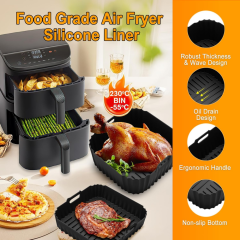 Hot Air Fryer Accessories for Cosori Turbo Tower Pro Smart 10.8 L, BPA-Free Airfryer Silicone Mould for Cosori Double Stack 6.5 L/4.3 L Air Fryer Silicone Insert, Airfryer Accessory Set Reusable,MY SHOP,Hot Air Fryer Accessories for Cosori Turbo Tower Pro Smart 10.8 L, BPA-Free Airfryer Silicone Mould for Cosori Double Stack 6.5 L/4.3 L Air Fryer Silicone Insert, Airfryer Accessory Set Reusable