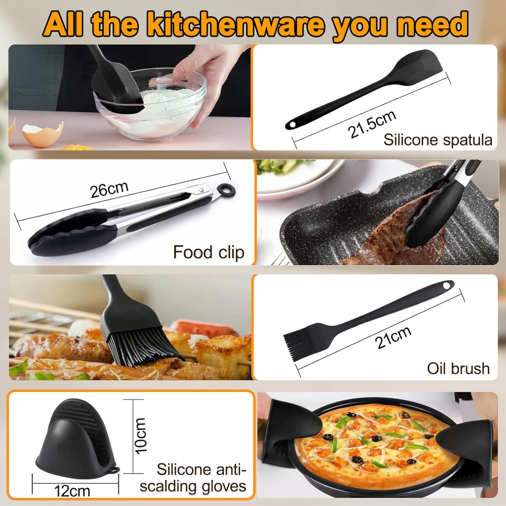 Hot Air Fryer Accessories for Cosori Turbo Tower Pro Smart 10.8 L, BPA-Free Airfryer Silicone Mould for Cosori Double Stack 6.5 L/4.3 L Air Fryer Silicone Insert, Airfryer Accessory Set Reusable,MY SHOP,Hot Air Fryer Accessories for Cosori Turbo Tower Pro Smart 10.8 L, BPA-Free Airfryer Silicone Mould for Cosori Double Stack 6.5 L/4.3 L Air Fryer Silicone Insert, Airfryer Accessory Set Reusable