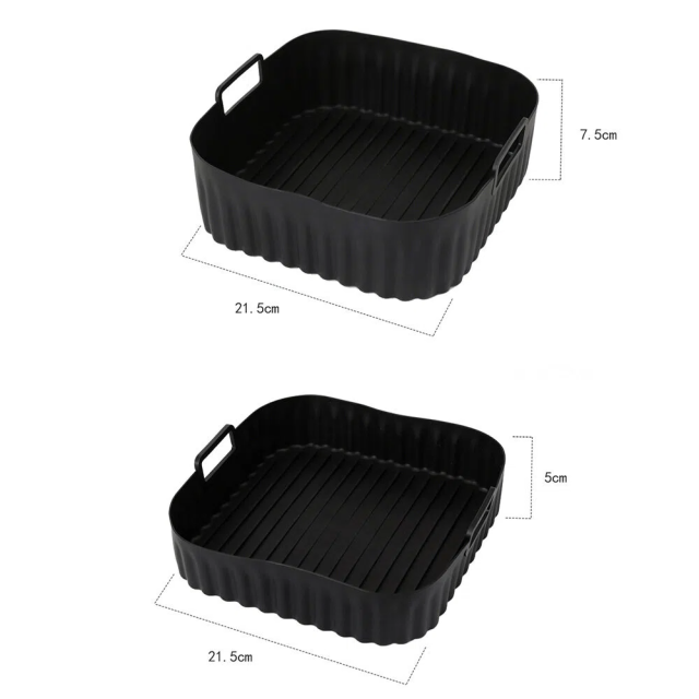 Hot Air Fryer Accessories for Cosori Turbo Tower Pro Smart 10.8 L, BPA-Free Airfryer Silicone Mould for Cosori Double Stack 6.5 L/4.3 L Air Fryer Silicone Insert, Airfryer Accessory Set Reusable,MY SHOP,Hot Air Fryer Accessories for Cosori Turbo Tower Pro Smart 10.8 L, BPA-Free Airfryer Silicone Mould for Cosori Double Stack 6.5 L/4.3 L Air Fryer Silicone Insert, Airfryer Accessory Set Reusable