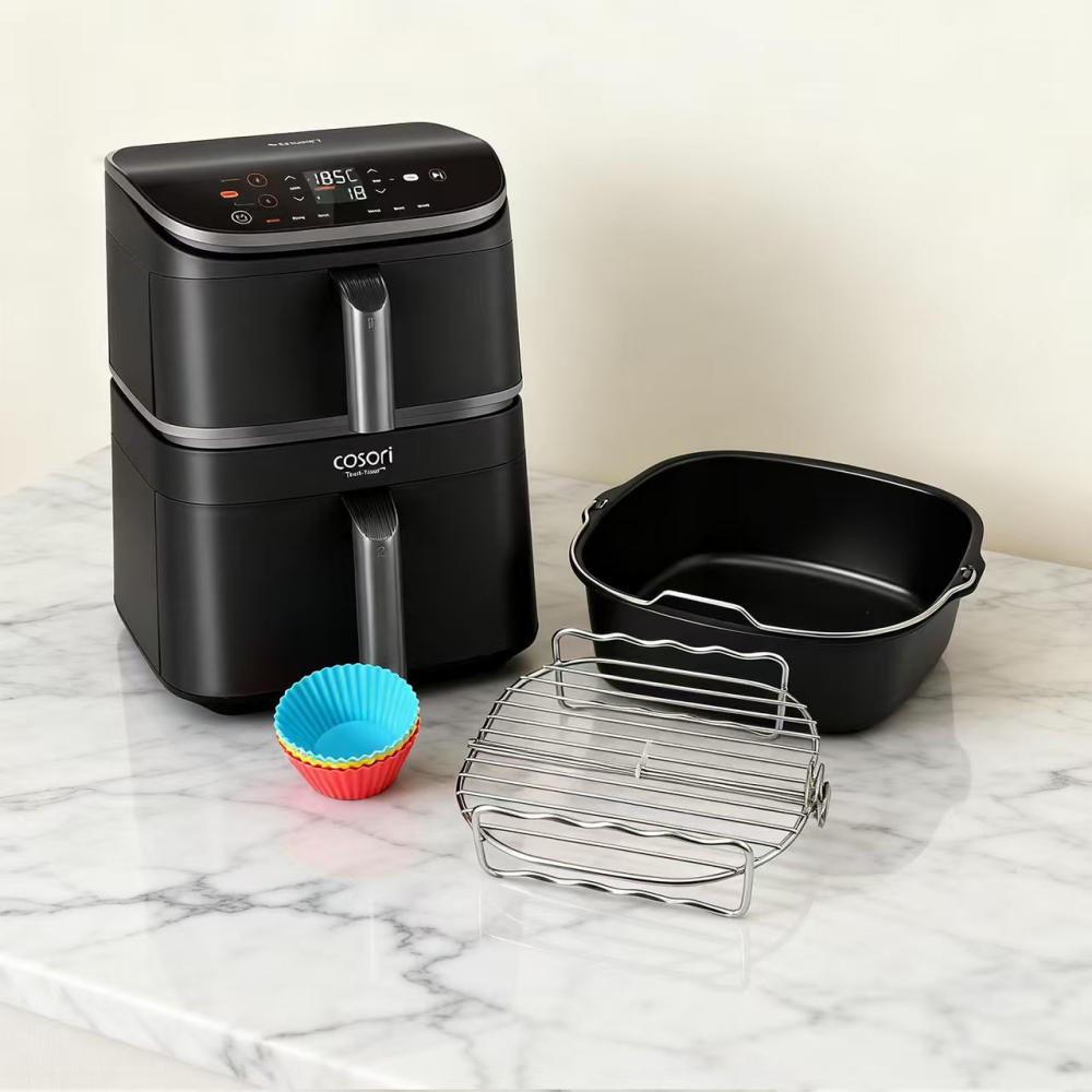 Hot Air Fryer Accessories for Cosori Turbo Tower Pro Smart 10.8 L, BPA-Free Airfryer Silicone Mould for Cosori Double Stack 6.5 L/4.3 L Air Fryer Silicone Insert, Airfryer Accessory Set Reusable,MY SHOP,Hot Air Fryer Accessories for Cosori Turbo Tower Pro Smart 10.8 L, BPA-Free Airfryer Silicone Mould for Cosori Double Stack 6.5 L/4.3 L Air Fryer Silicone Insert, Airfryer Accessory Set Reusable