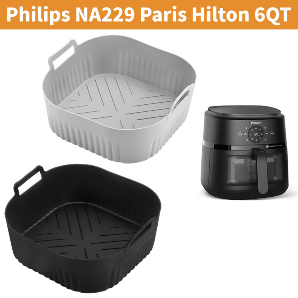Silicone Mould for Hot Air Fryer, Silicone Baking Mould for Philips 6QT  NA229/00, Russel Hobbs, Reusable Instead of Baking Paper for Hot Air Fryer,MY SHOP,Silicone Mould for Hot Air Fryer, Silicone Baking Mould for Philips 6QT  NA229/00, Russel Hobbs, Reusable Instead of Baking Paper for Hot Air Fryer