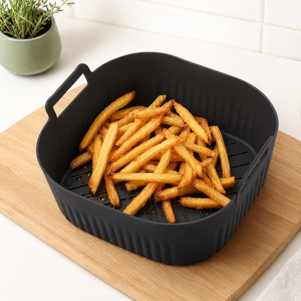 Silicone Mould for Hot Air Fryer, Silicone Baking Mould for Philips 6QT  NA229/00, Russel Hobbs, Reusable Instead of Baking Paper for Hot Air Fryer,MY SHOP,Silicone Mould for Hot Air Fryer, Silicone Baking Mould for Philips 6QT  NA229/00, Russel Hobbs, Reusable Instead of Baking Paper for Hot Air Fryer