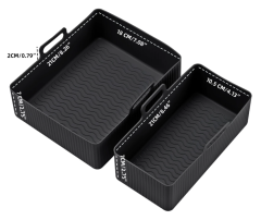 Hot Air Fryer Accessories for Tefal EY9018 Dual Easy Fry 8.3L (5.2/3.1L)  Silicone Mould Airfryer Accessories for Hot Air Fryer Silicone Mould for Tower T17099/Salter EK5729,MY SHOP,Hot Air Fryer Accessories for Tefal EY9018 Dual Easy Fry 8.3L (5.2/3.1L)  Silicone Mould Airfryer Accessories for Hot Air Fryer Silicone Mould for Tower T17099/Salter EK5729